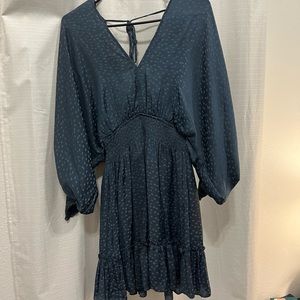 Blue dress with small star details
